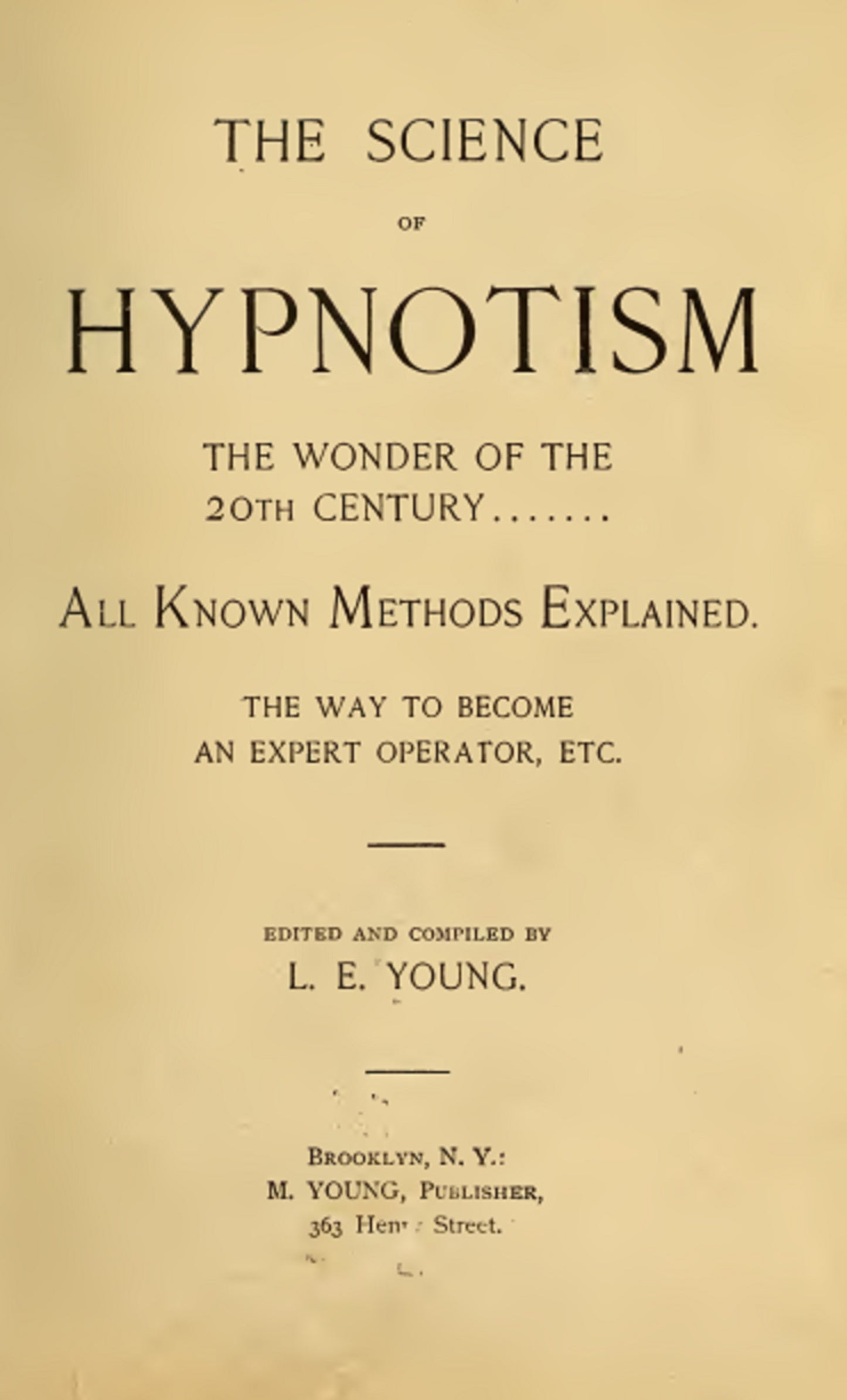 The Science of Hypnotism - Predicting My Future