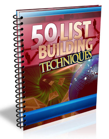 50 List Building Techniques - with master resell rights