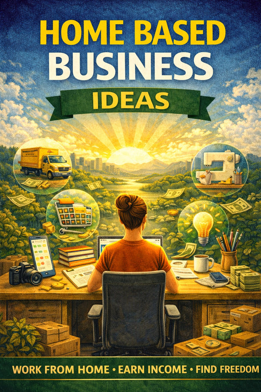 Home Based Business Ideas: Work From Home, Earn Income, Find Freedom