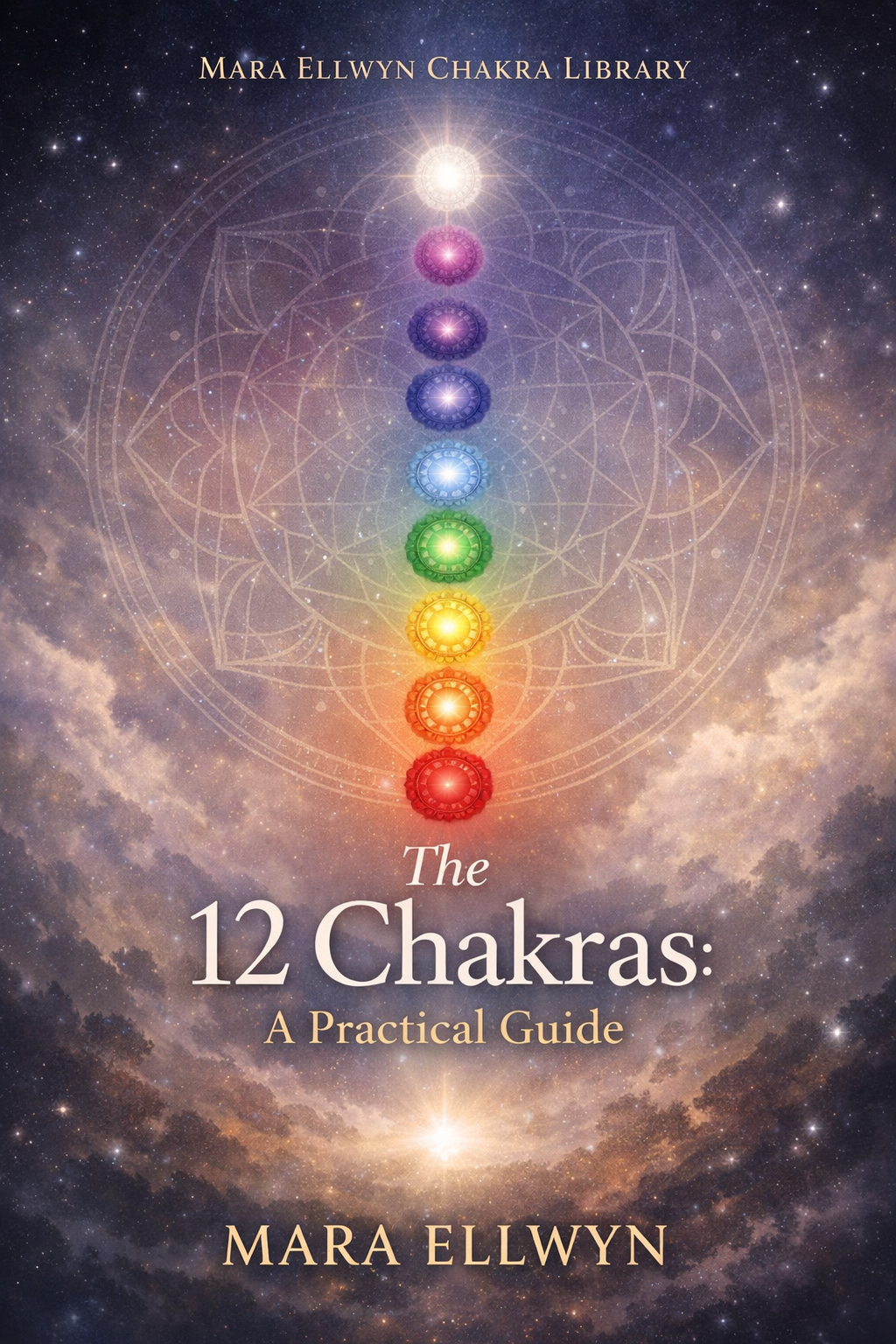 The 12 Chakras: A Practical Guide by Mara Ellwyn book cover